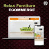 Relax furniture ecommerce website design